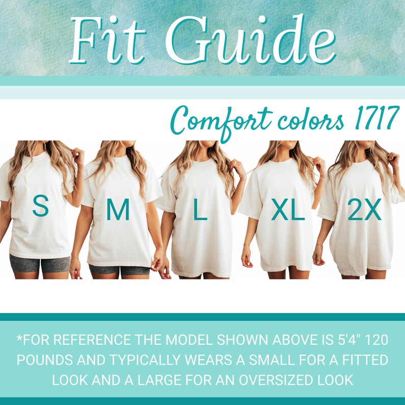 Comfort Colors Fit Guide