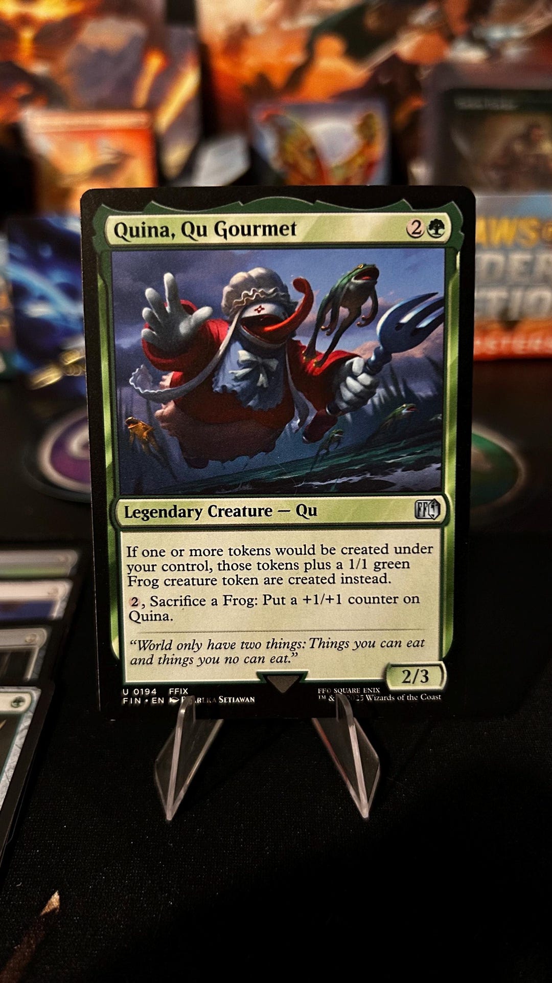 quina mtg card Quina, Qu Gourmet