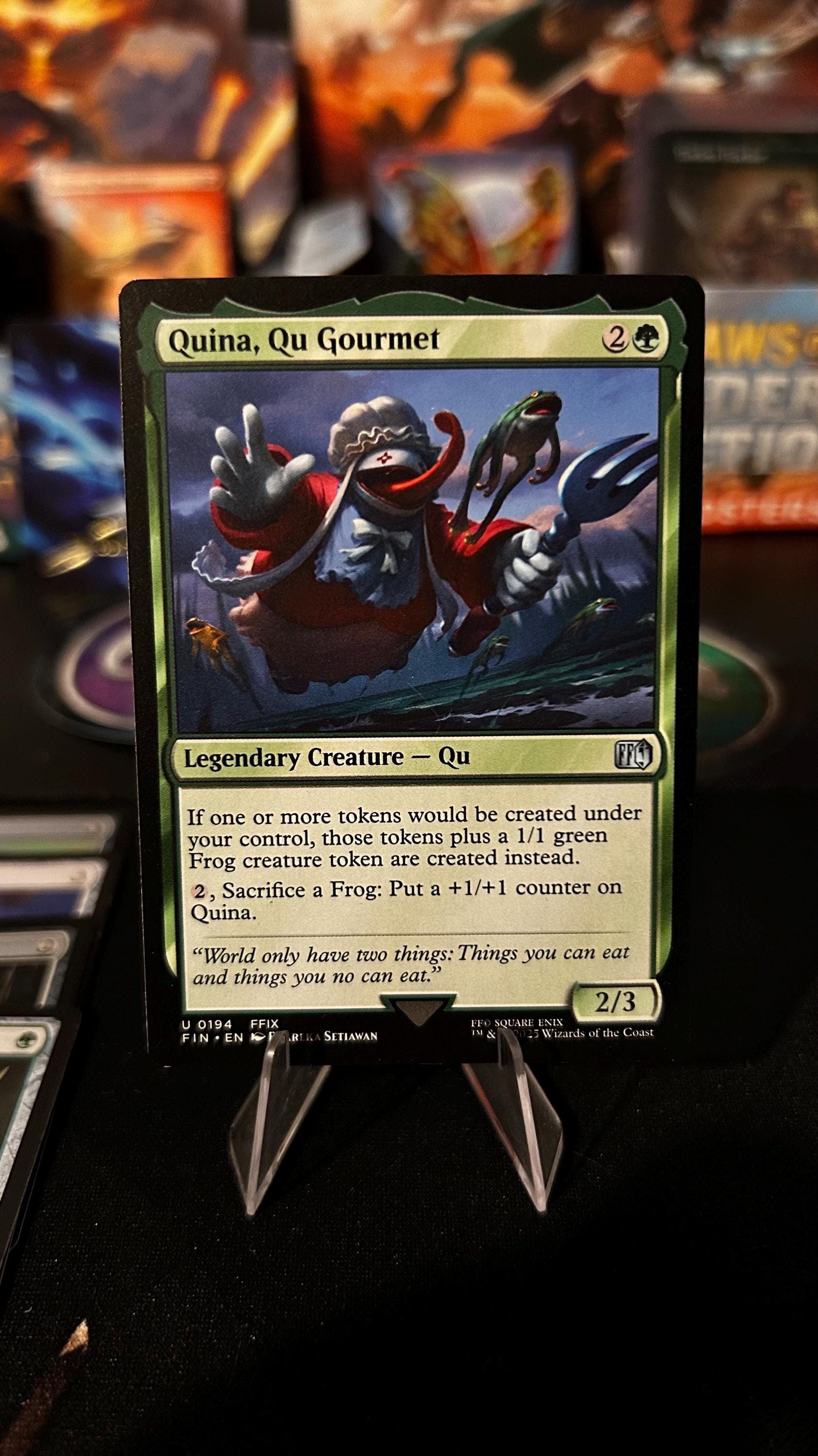 Quina, Qu Gourmet | Frog & Token Counters Commander Deck | Budget Ready-to-Play EDH | +63 Cards Quina, Qu Gourmet | Frog & Token Counters Commander Deck | Budget Ready-to-Play EDH | +63 Cards