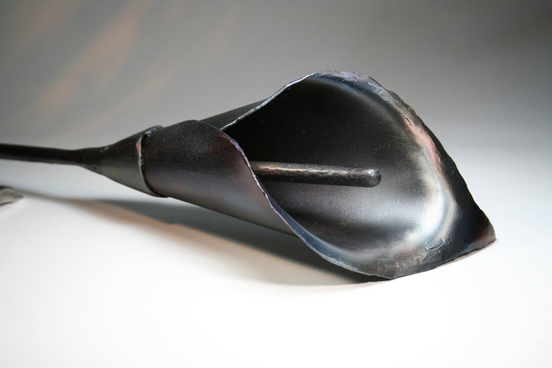 Made in the USA CALLA LILY Handmade Forged Iron Steel Metal afbeelding 2