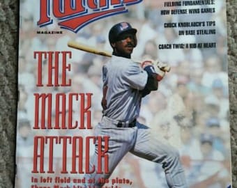MN TWINS magazine June 1992 Mack Attack