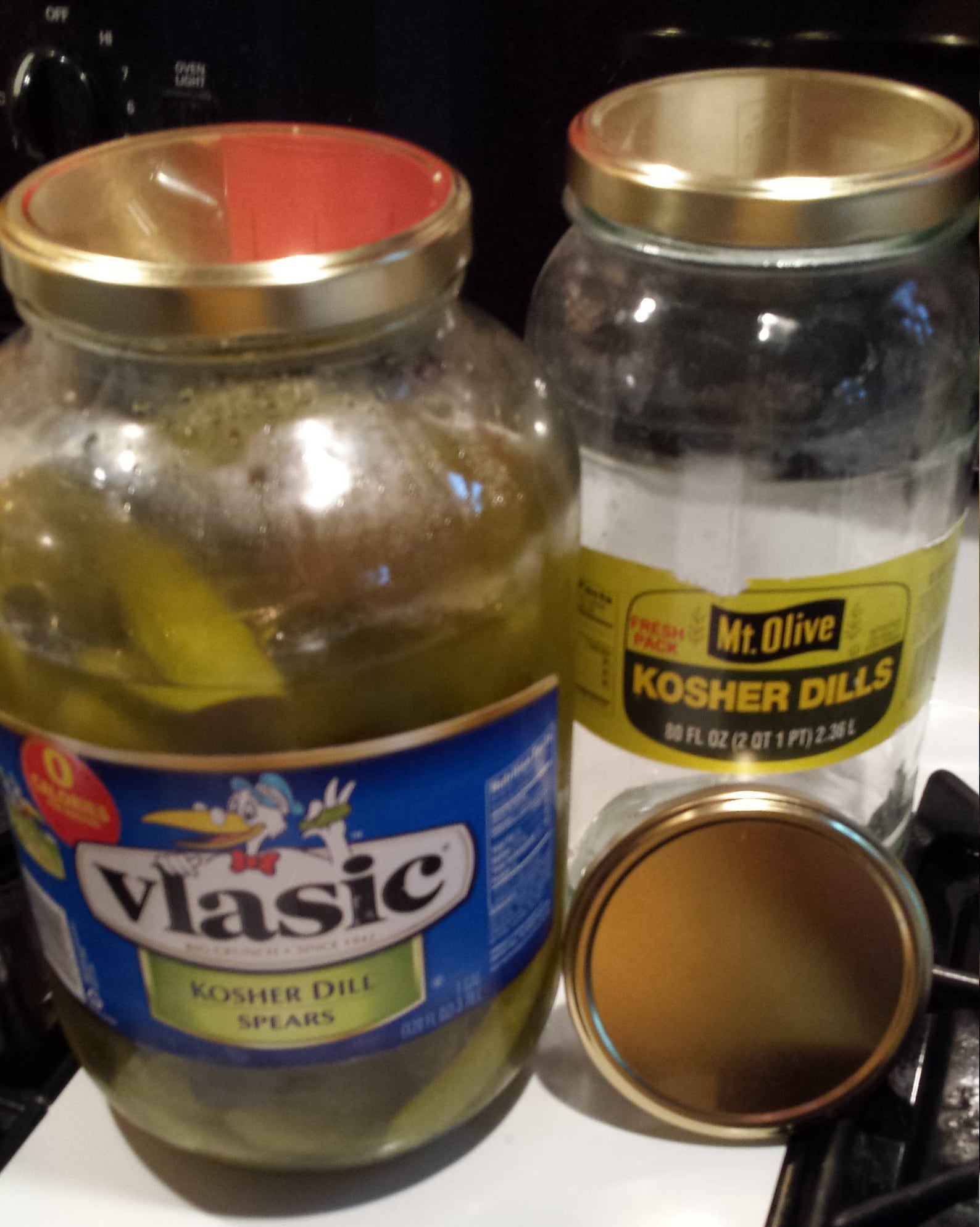 New Set of 6 Vlasic Mt Olive Gallon Glass Pickle Jar Etsy