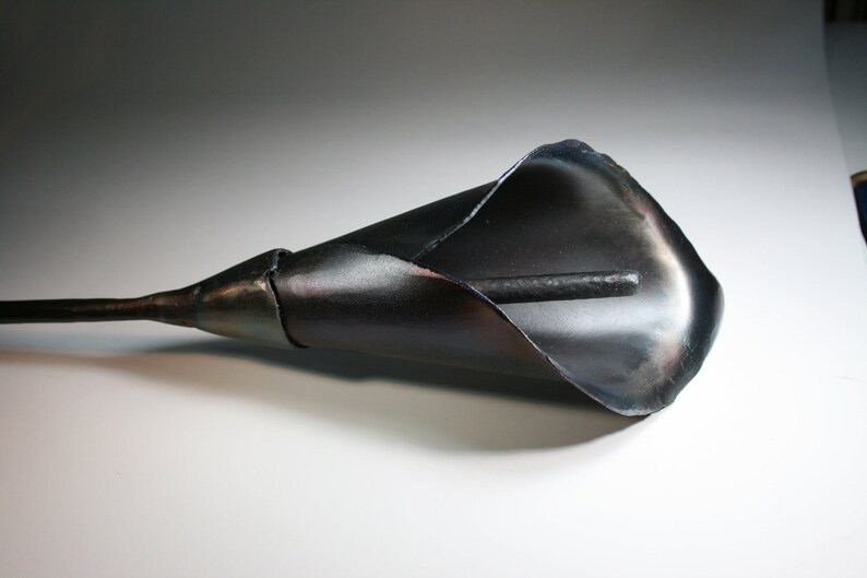 Made in the USA CALLA LILY Handmade Forged Iron Steel Metal afbeelding 3