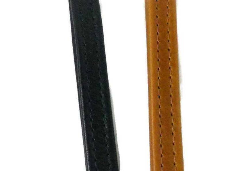 Leather Key Chain Wristlet Strap, Replacement Strap, Leather Clutch Strap, Leather Key Fob, Leather Purse Strap, Made in USA image 3