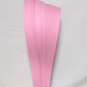 Single Color Pink, 5 sizes , 19 or 25 inch long, 50 strips image 2