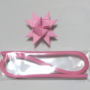 Single Color Pink, 5 sizes , 19 or 25 inch long, 50 strips image 4