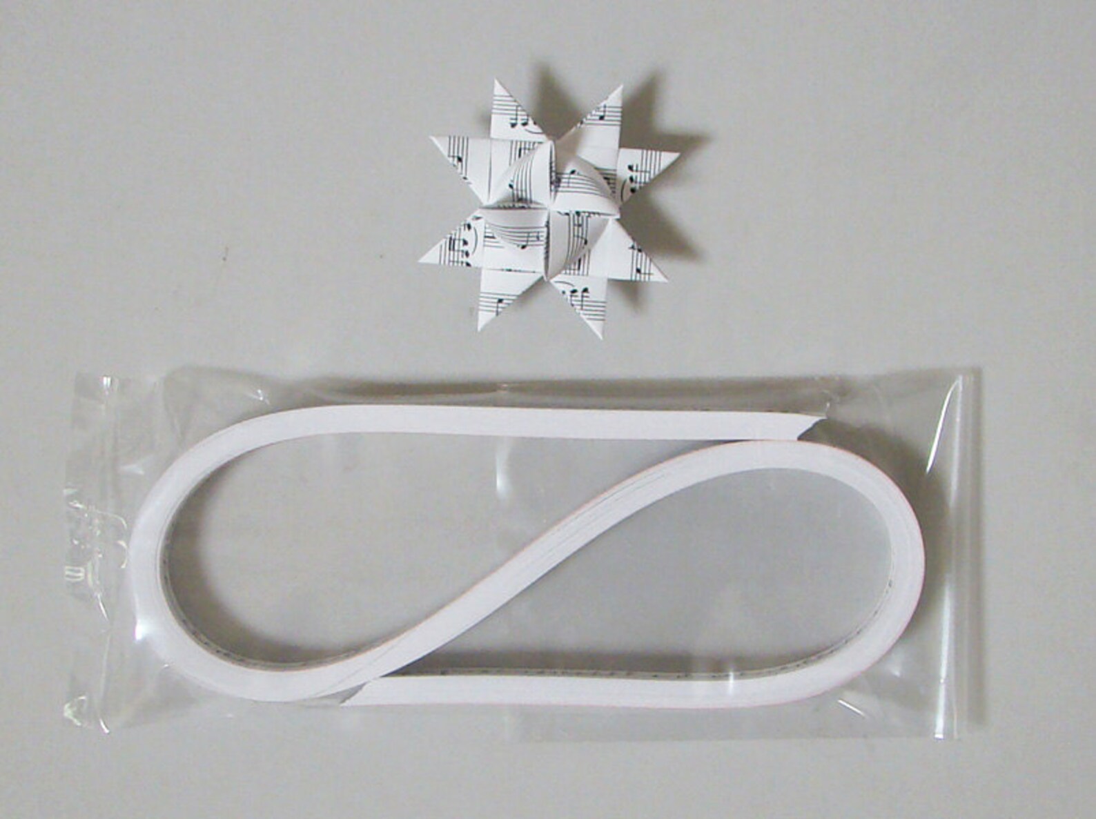 Musical Notes Patterned Paper Strips for Making Moravian - Etsy