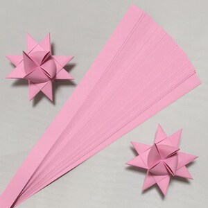 Single Color Pink, 5 sizes , 19 or 25 inch long, 50 strips image 1