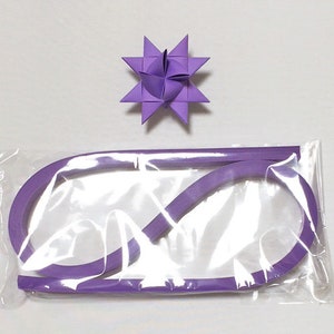 Single Color Purple, 5 sizes , 19 or 25 inch long, 50 strips image 5