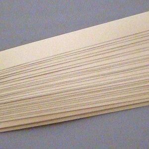 Pearlescent Champagne Paper Strips for making Moravian German Froebel Stars various sizes 50 strips per pack image 3