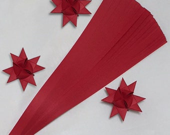 Single Color Dark Red, 5 sizes , 19" or 24 inch long, (50 strips)