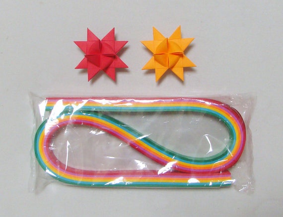 Arc en en Arc ciel mélange de bandes de papier pour faire Moravie allemand Froebel étoiles - différentes tailles (100 bandelettes par paquet) 3e4488 Arc en en Arc ciel mélange de bandes de papier pour faire Moravie allemand Froebel étoiles - différentes tailles (100 bandelettes par paquet) 3e4488
