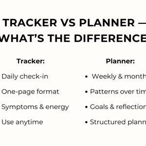Hormone Tracker Printable, Cycle Tracker, PCOS Tracker, Mood Sleep Symptom Log, Period Tracker, Wellness Tracker, Health Tracker PDF image 8