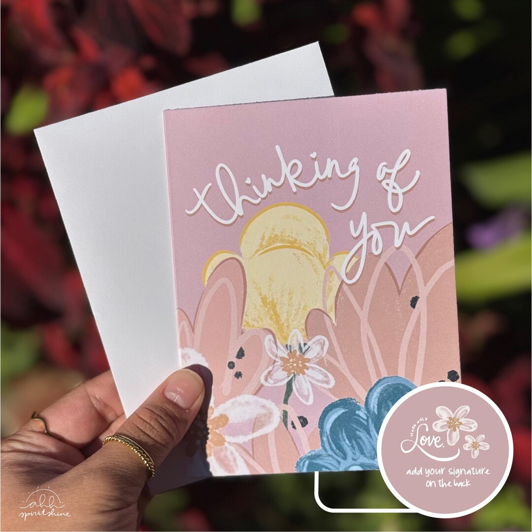 Personalized Greeting Card: Custom Message, Handmade With Love - Etsy