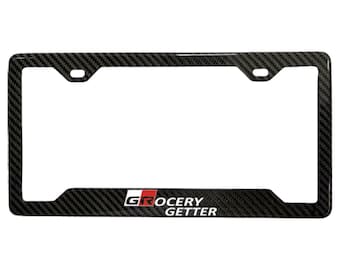 Toyota GR 100% Real Carbon Fiber License Plate Frame