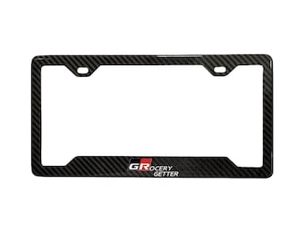 Toyota GR 100% Real Carbon Fiber License Plate Frame