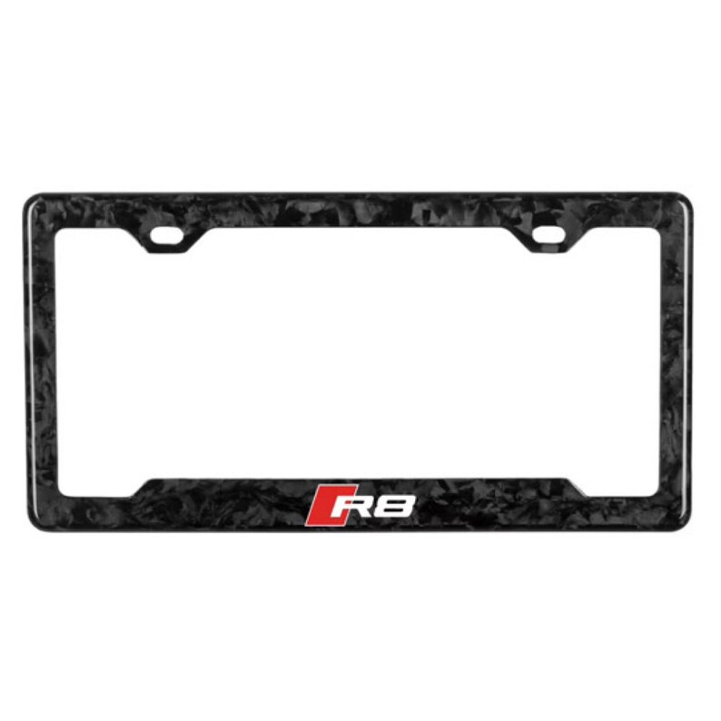 Audi R8 100% Real Carbon Fiber License Plate Frame - Etsy