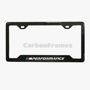 BMW M Performance M 100% Real Carbon Fiber License Plate Frame