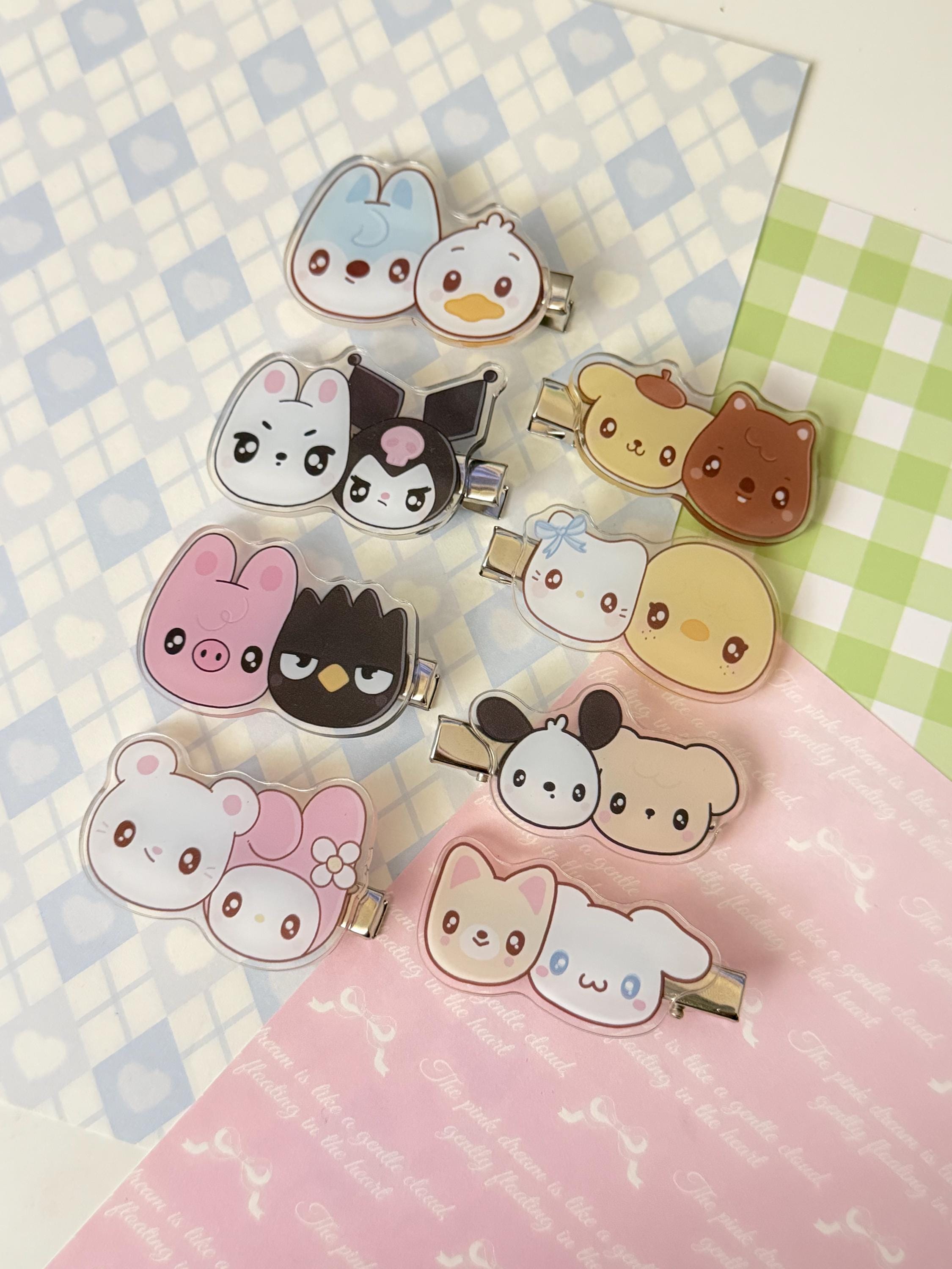 Stray Kids Skzoo Hair Clips - Etsy