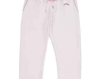 Organic Cotton Thermal Joggers - Made in Los Angeles - Cappuccino