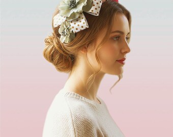 Diadema floral Beatrice