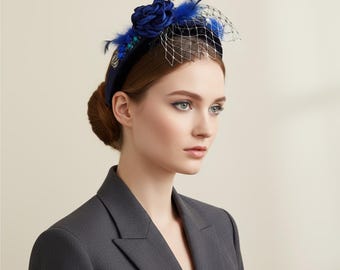 Diadema floral de lisianthus