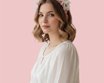 Diadema floral de gardenia