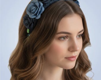 Diadema floral de lupino