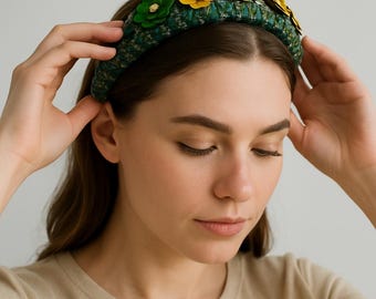 Diadema floral de clemátide