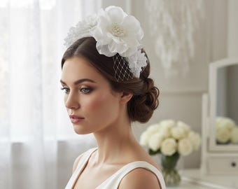 Diadema floral de campanilla de invierno