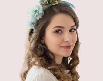 Diadema floral de nardos