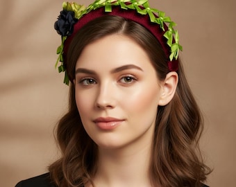 Diadema floral de dahlia