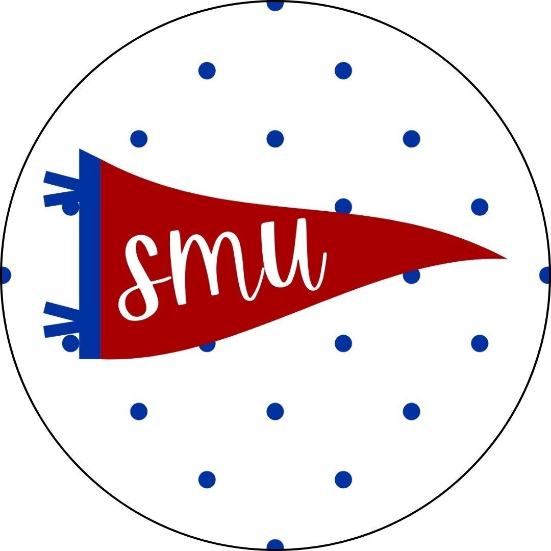 SMU Inspired Game Day Buttons Pins - Etsy