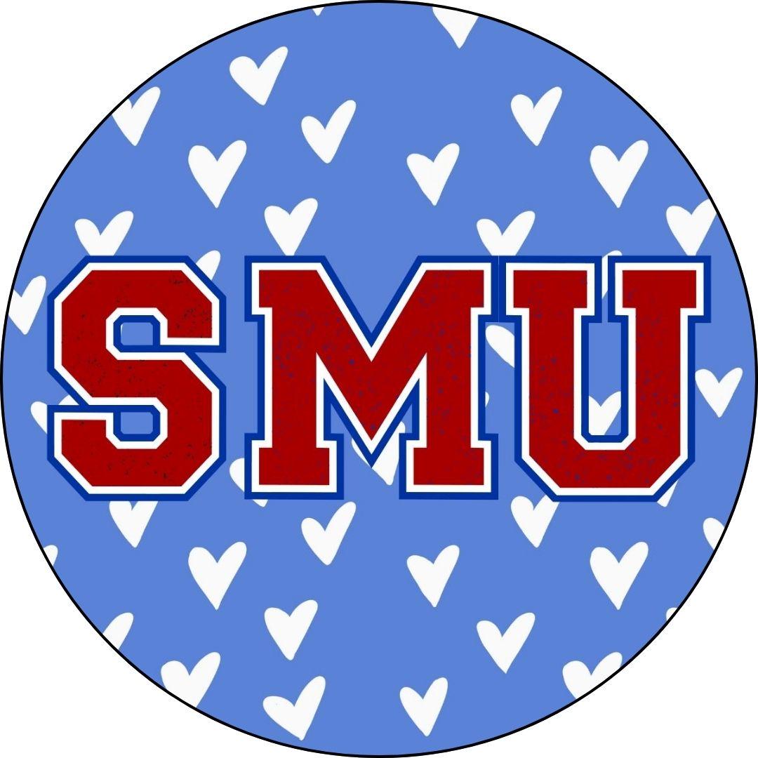 SMU Inspired Game Day Buttons Pins - Etsy