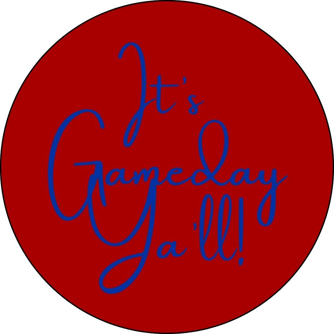 SMU Inspired Game Day Buttons Pins - Etsy