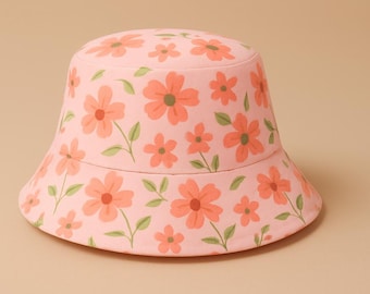 Cute Bucket Hat Sewing Pattern | Trendy Hat PDF Pattern | Digital Download | DIY Sewing Pattern