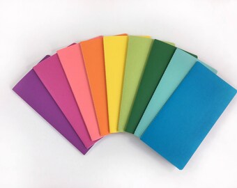 Traveler's Notebook Insert, Rhodia Dotted Paper, available in nine bright colours and six sizes