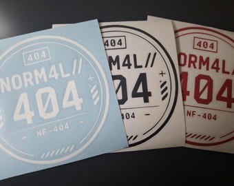 Car Sticker Badge NORM4L 404