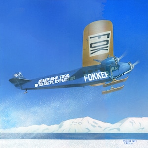 Fokker Trimotor (11&quot;x11&quot;) Fokker FVIIIA/3M Trimotor (Aviation Art)