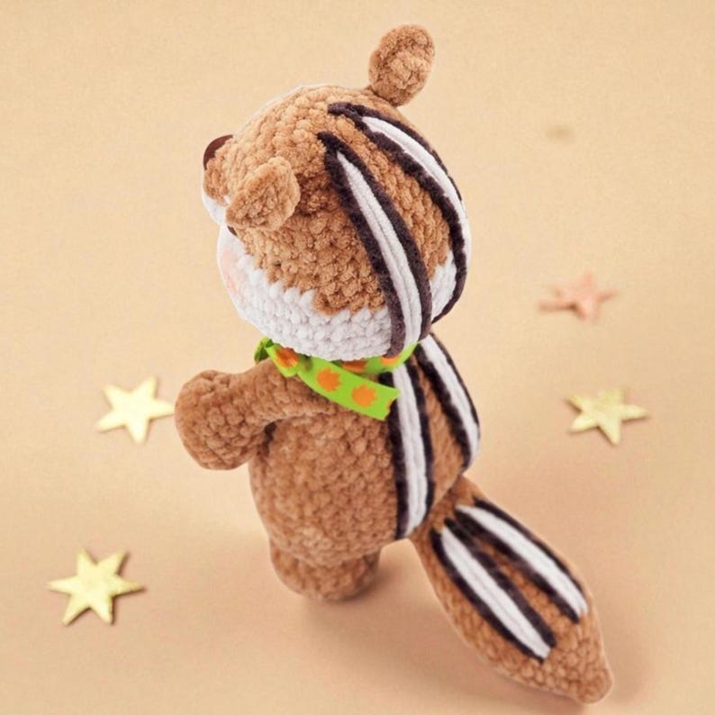 Chipmunk Crochet Pattern: Amigurumi Woodland Plush (PDF Pattern) - Etsy
