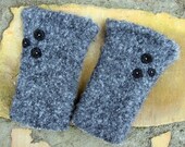 Wool Felted Fingerless Hand Warmers