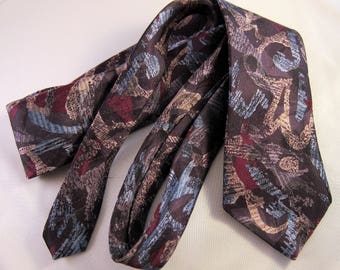 Skinny Tie | 1960s Mens Tie | 1950s Mens Tie | Mad Men Skinny Tie | Vintage Skinny Tie | Vintage Necktie | Mad Men Party | 1960s Necktie