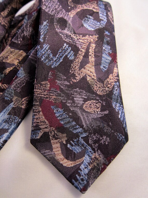 Skinny Tie | 1960s Mens Tie | 1950s Mens Tie | Ma… - image 2