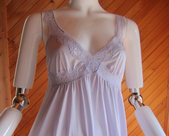 Vintage Shadow Line Nightgown Floor Length Sexy Gown Etsy