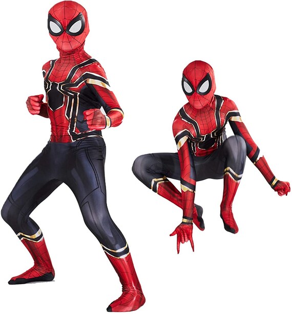 Spiderman Iron Spider No Way Home Suit Cosplay for Kids Adult | Etsy