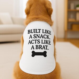 Cute Dog Tank Top, Funny Pet Apparel, Dog Lover Gift, Summer Pet Clothing, Birthday Present for Dogs