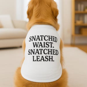 Trendy Pet Tank Top with Fun Slogan, Cute Dog Apparel for Casual Wear, Perfect for Dog Lovers, Funny Pet Gifts, Summer Fashion