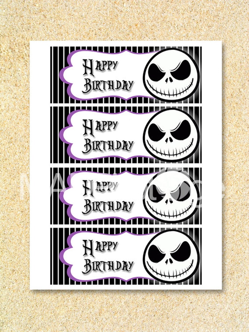Nightmare Before Christmas Food Tent Cards nightmare before christmas INSTANT DOWNLOAD Jack Skellington Nightmare Before Christmas Party