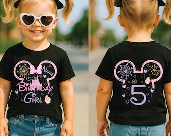 Custom Mouse Birthday Girl Png, Mouse Birthday Png, Birthday Girl Png, Birthday Trip png, Birthday Castle Png, Instant Download