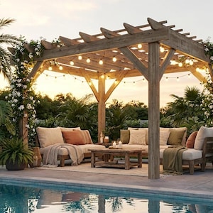 10x12ft 4-Leg Pergola DIY Plan: Step-by-Step Guide PDF Download
